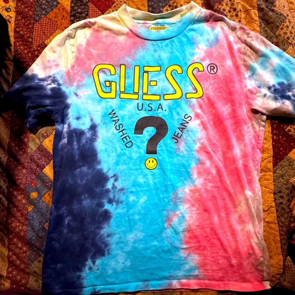 Guess x Chinatown Market Tie Dye Shirt Size S